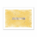 Watercolor Birthday Birthday Card - Silver Lined White Fastick  Envelope